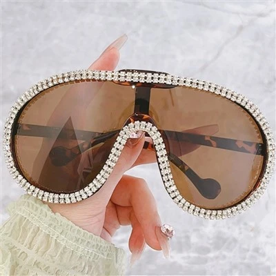 Oversized Sunglasses One-Piece
