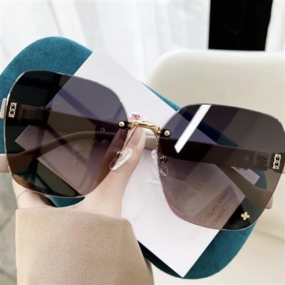 Rimless Fashion Sunglasses