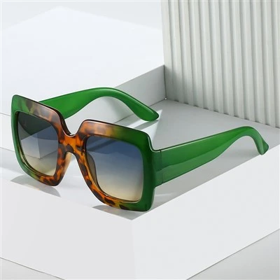 Wide Side Square Sunglasses