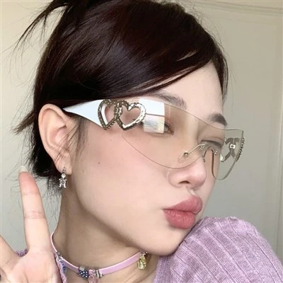 Women Heart Sunglasses